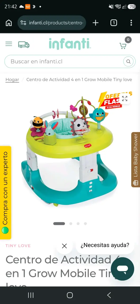 Centro de Actividad 4 en 1 Tiny Love