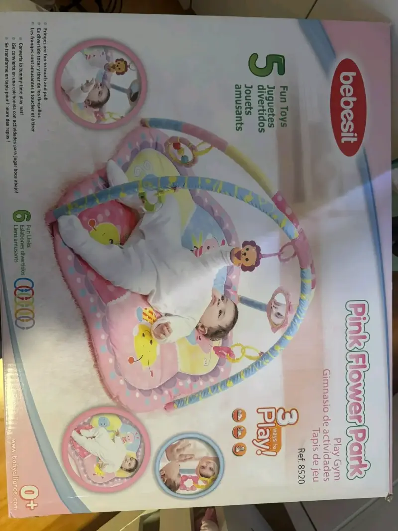 Gimnasio de actividades Bebesit Pink Flower Park