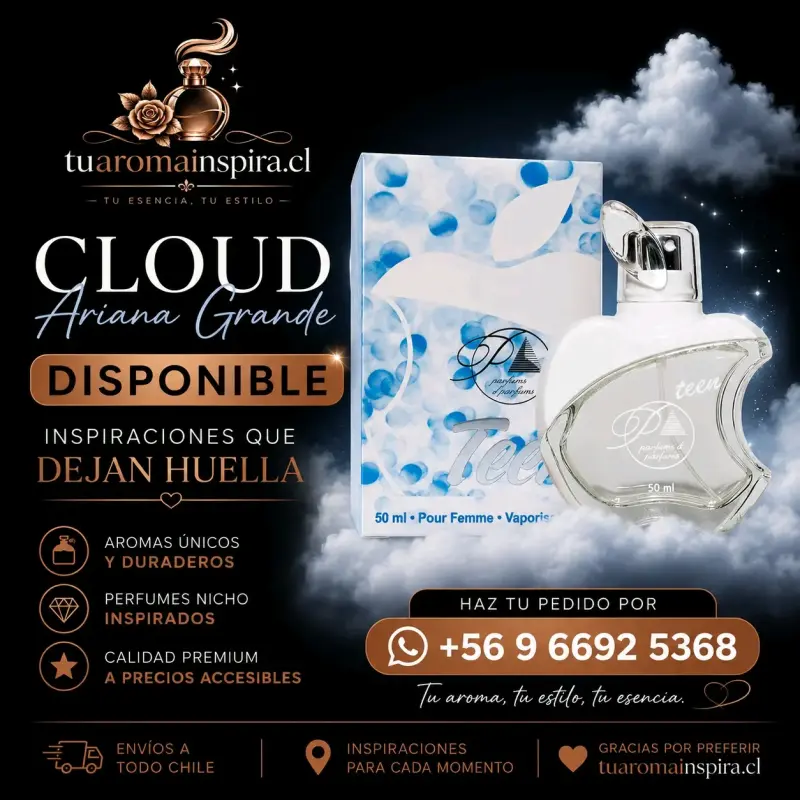 Perfume inspirado Cloud Ariana Grande 50ml