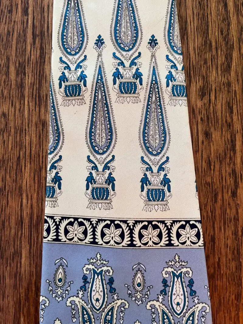 Corbata beige René Chagal - 2
