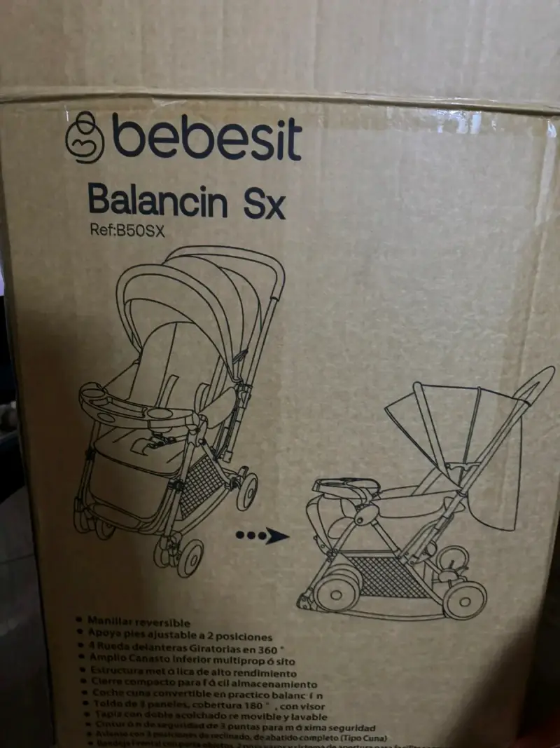 Coche de bebé Bebesit plegable y cómodo - 2