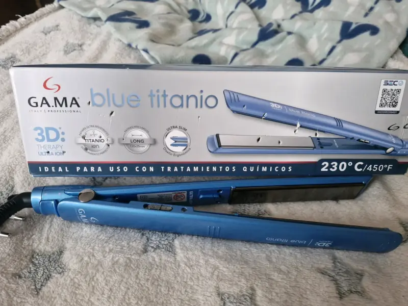 Plancha de pelo GAMA Blue Titano 3D Therapy - 1