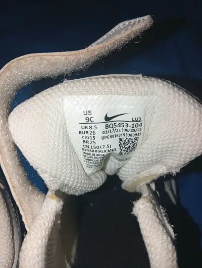 Zapatillas Nike para bebé color beige - miniatura 2