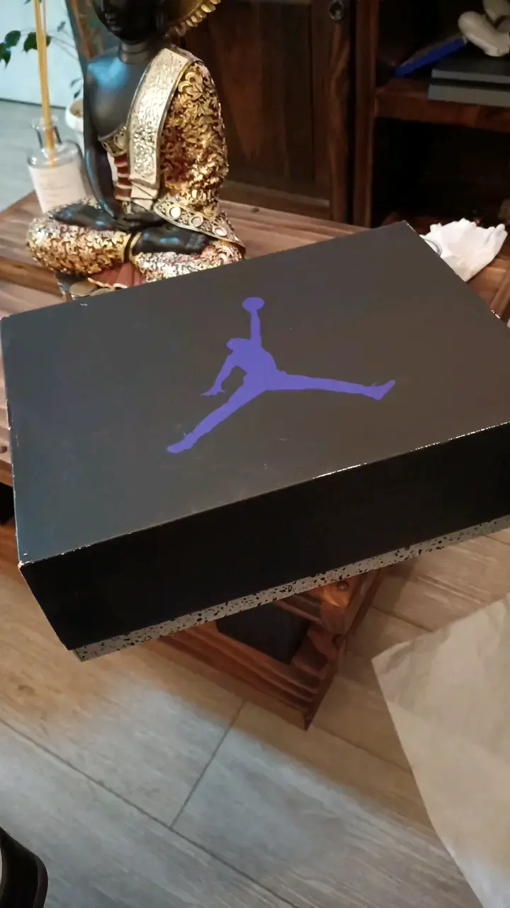 Zapatillas jordan retro 5 white/dark concord/black - 4
