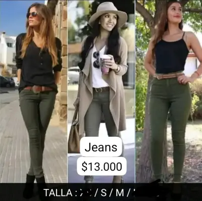 OFERTA Pantalones ajustados burdeos para mujer - miniatura 2