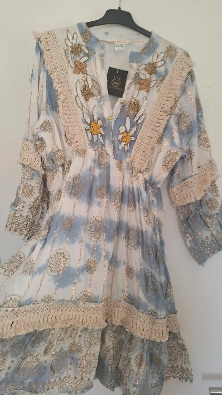 Vestido Corto Boho Chic V&V - 1