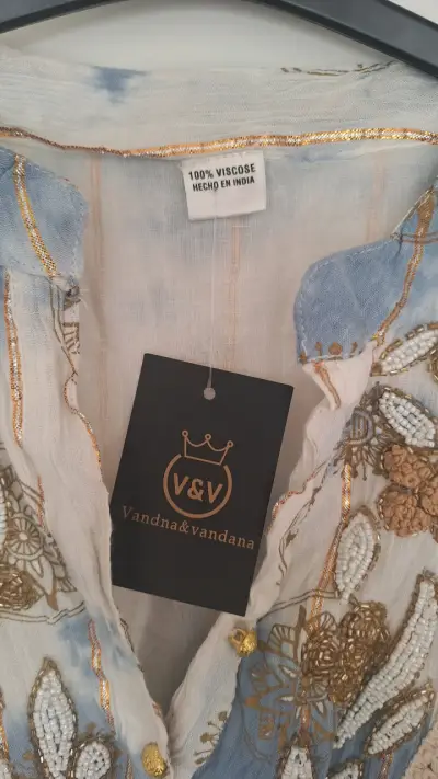 Vestido Corto Boho Chic V&V - miniatura 2