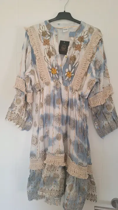 Vestido Corto Boho Chic V&V - miniatura 3