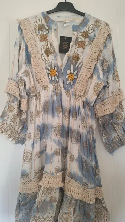 Vestido Corto Boho Chic V&V - miniatura 4