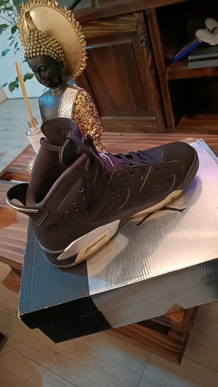 Zapatillas deportivas negras Air Jordan retro 6 - 5