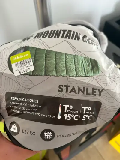 Saco de dormir Mountain Gear Stanley verde - miniatura 1