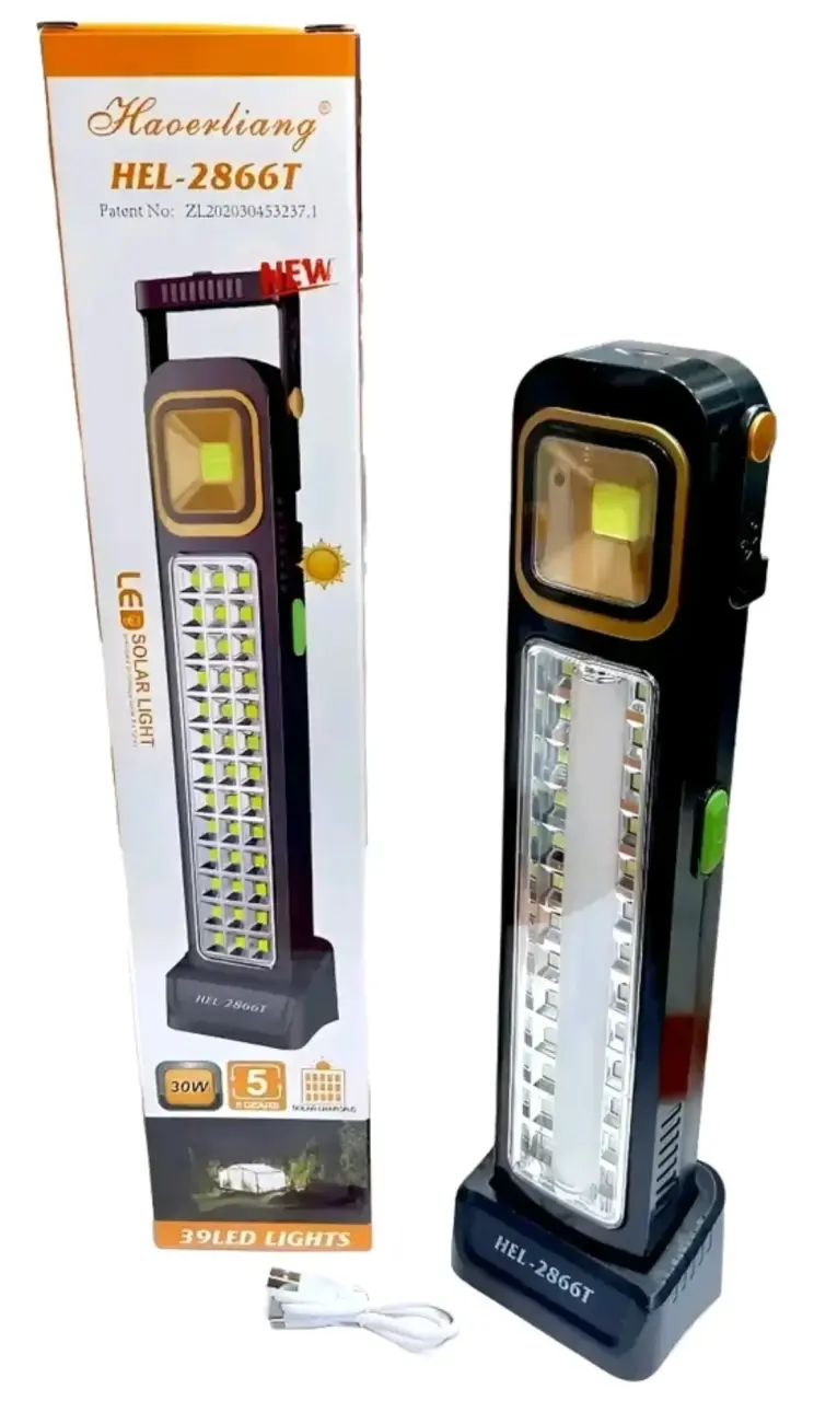 Lámpara LED solar de emergencia linterna - 4