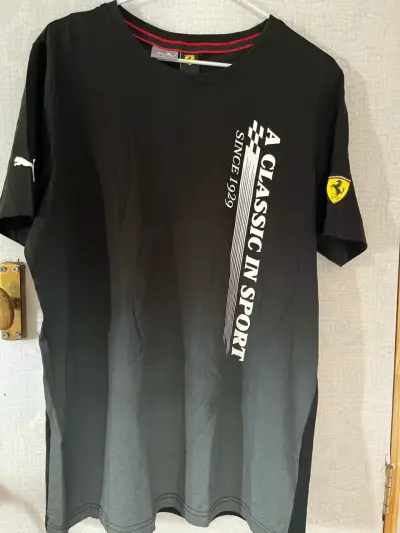 Polera negra Ferrari Puma - miniatura 1