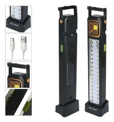 Lámpara LED solar de emergencia linterna - miniatura 1