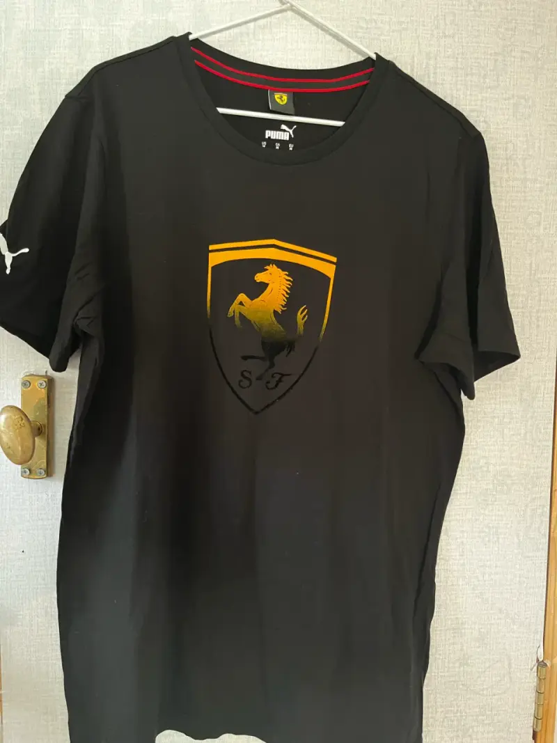 Polera negra Puma Ferrari - 1