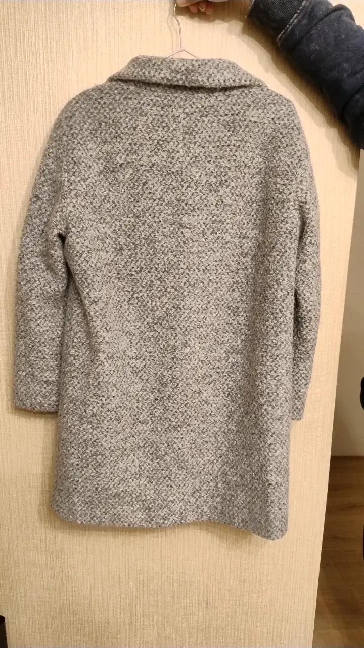 Abrigo gris Tamifun de lana - 2