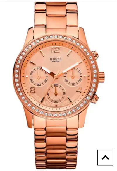 Reloj dorado Guess con cristales - miniatura 2