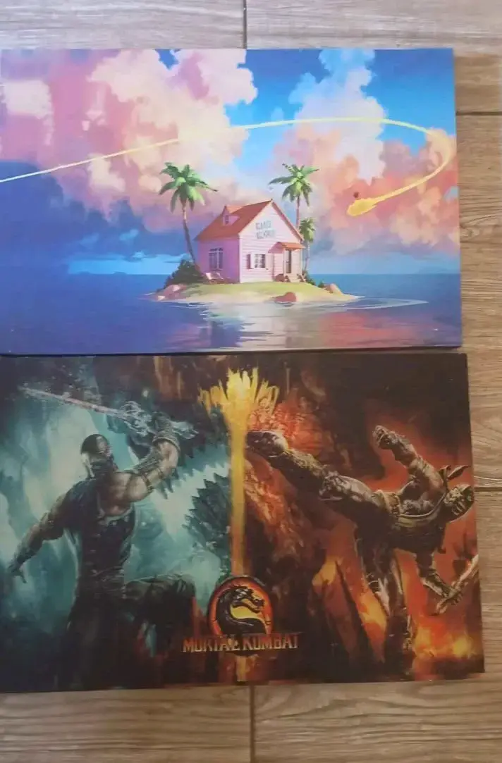Posters decorativos Dragon Ball y Mortal Kombat
