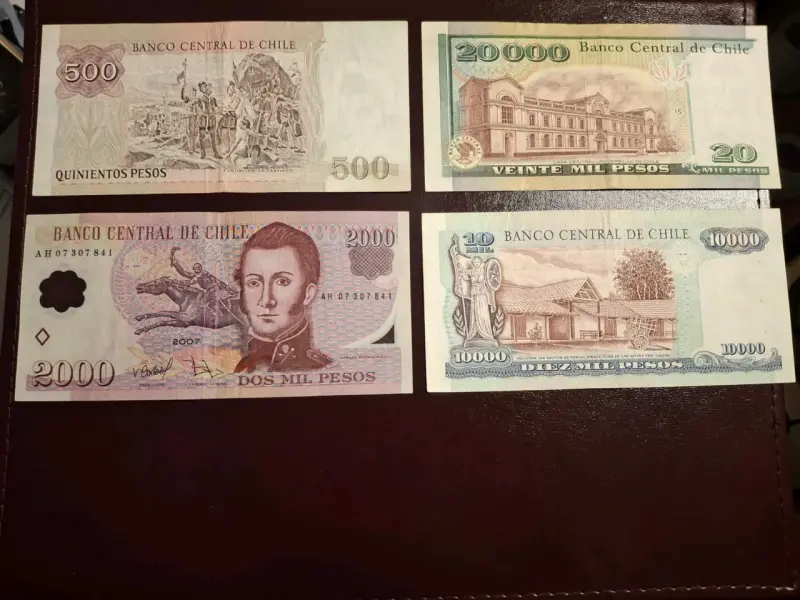 Colección de billetes chilenos antiguos - 2