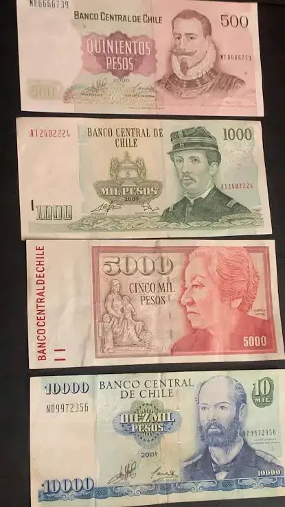 Colección de billetes chilenos antiguos - 4