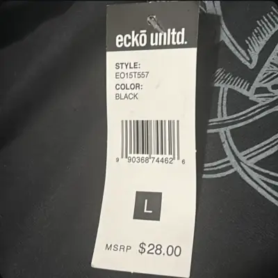 Polera negra con diseño gráfico Ecko Unltd - miniatura 4