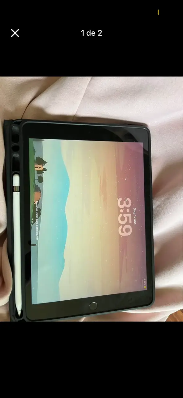 Ipad 9na generación + apple pencil con detalles. - 1