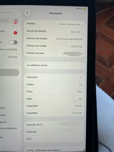 Ipad 9na generación + apple pencil con detalles. - miniatura 2