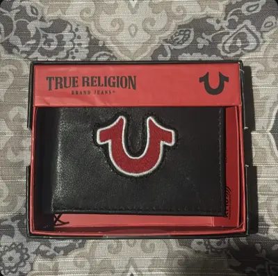 Billetera True Religion negra - miniatura 1