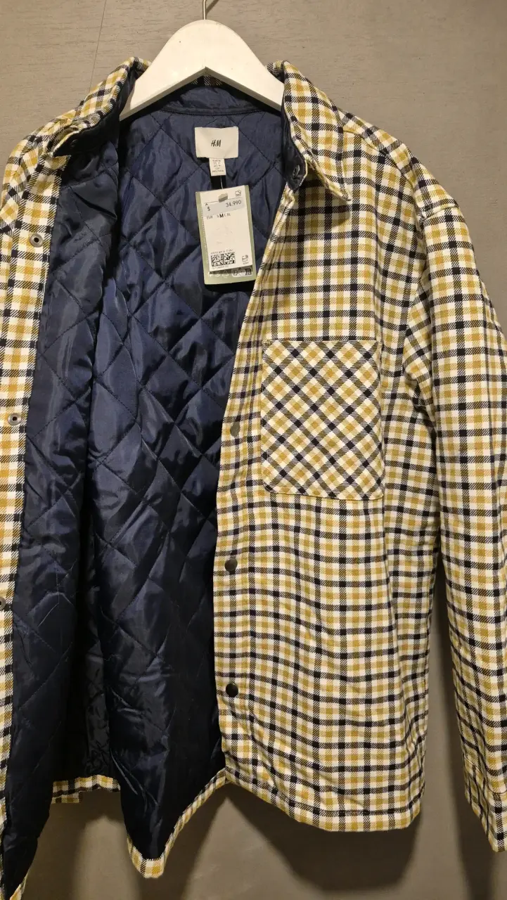 Camisa acolchada a cuadros H&M HOMBRE - 2