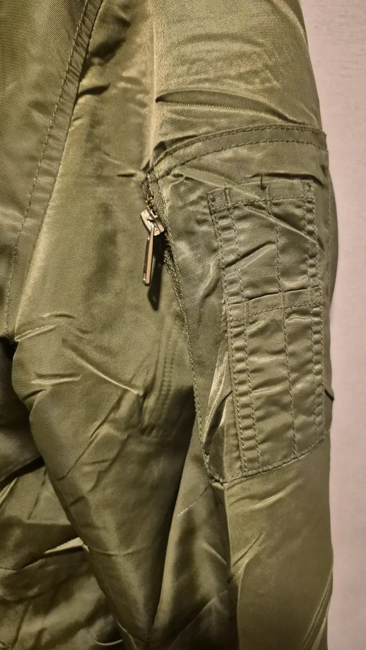 Chaqueta bomber verde HOMBRE talla M - 2