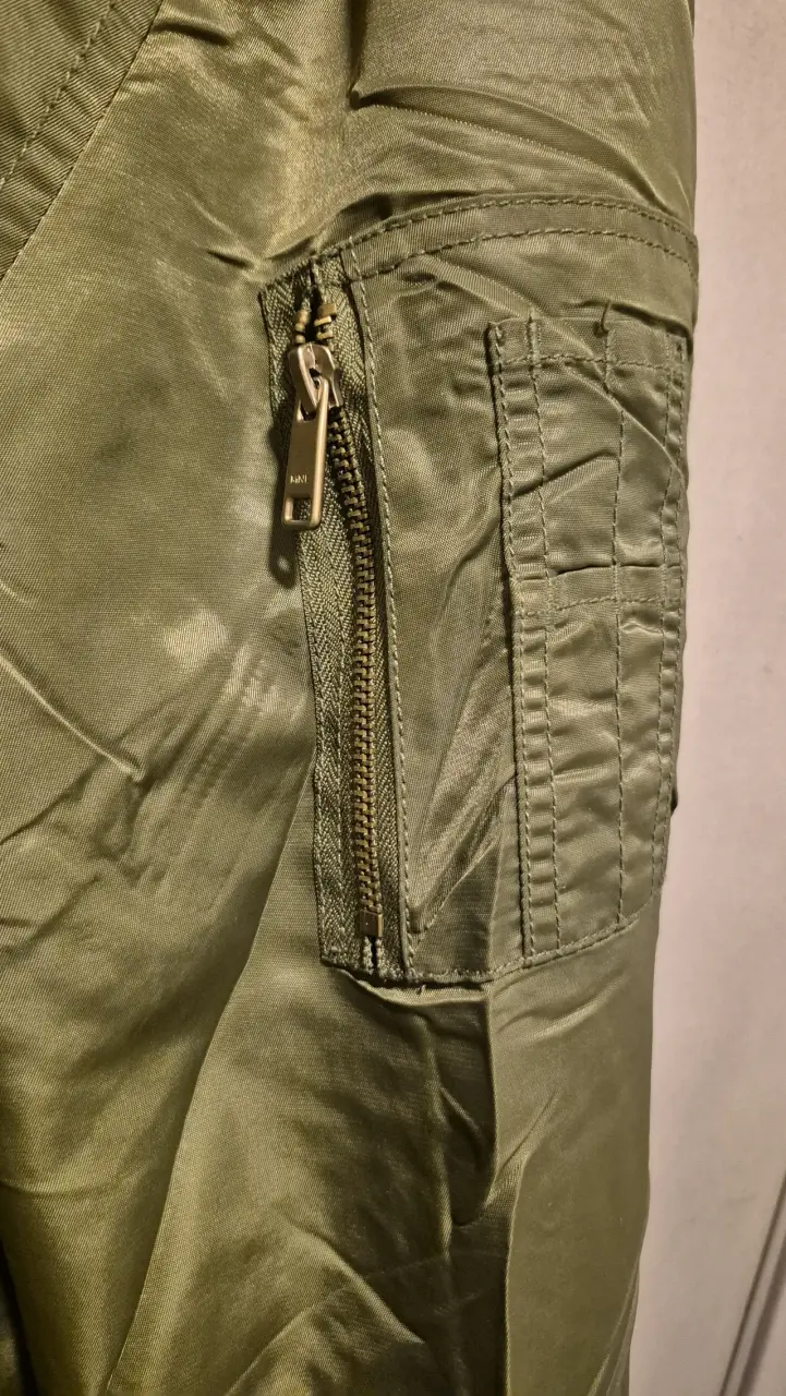 Chaqueta bomber verde HOMBRE talla M - 4