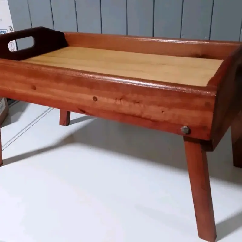 Mesa plegable para desayuno de madera - 2