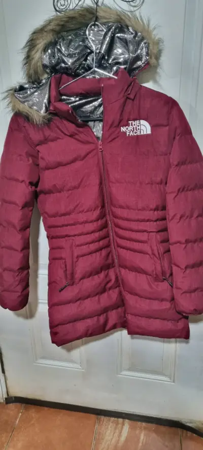 Parka The North Face burdeo con capucha replica - miniatura 1
