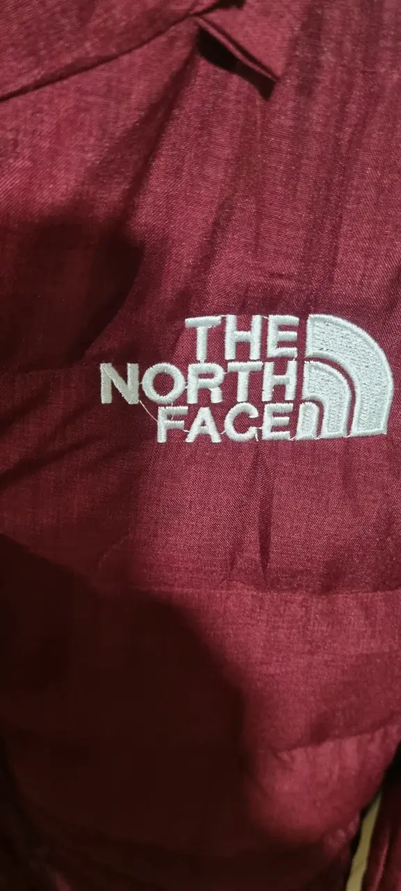 Parka The North Face burdeo con capucha replica - 4