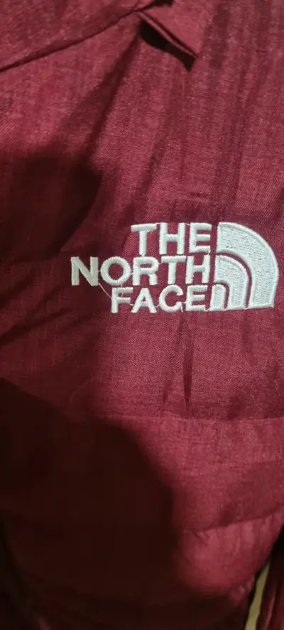 Parka The North Face burdeo con capucha replica - miniatura 4