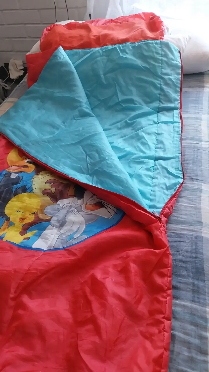 Saco de dormir infantil Looney Tunes rojo - 6