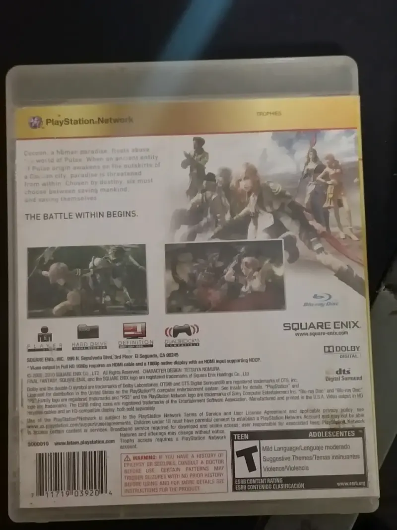 Juego PS3 Final Fantasy XIII / 13 usado - 5