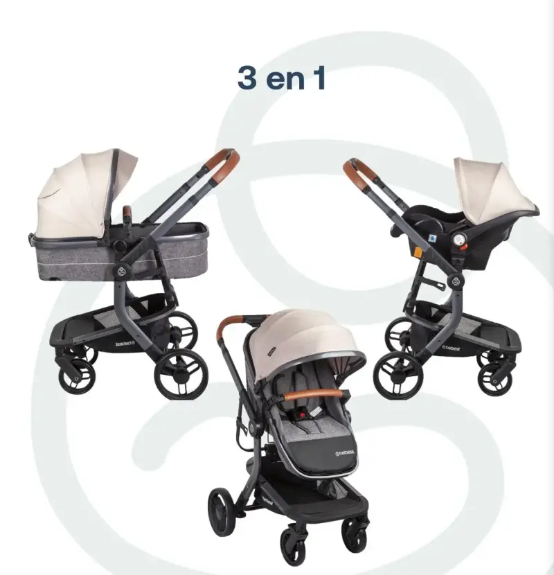 Coche de bebé 2 en 1 con silla de auto mod. Taurus - 3