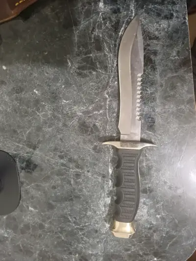 Cuchillo de supervivencia con mango ergonómico mar - miniatura 1