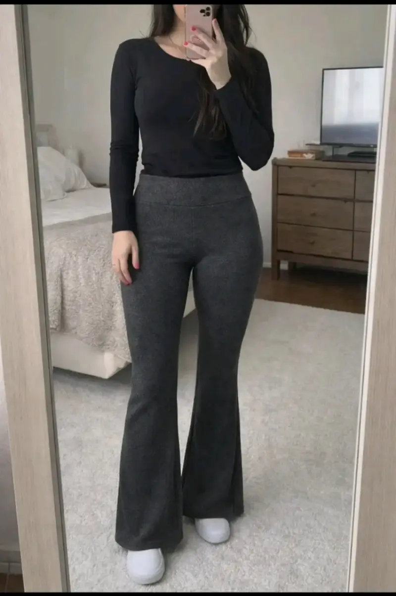 Calzas estilo Flare, para mujer - 1