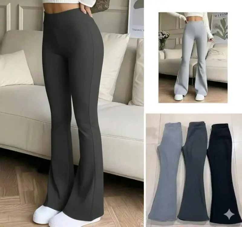 Calzas estilo Flare, para mujer - 3