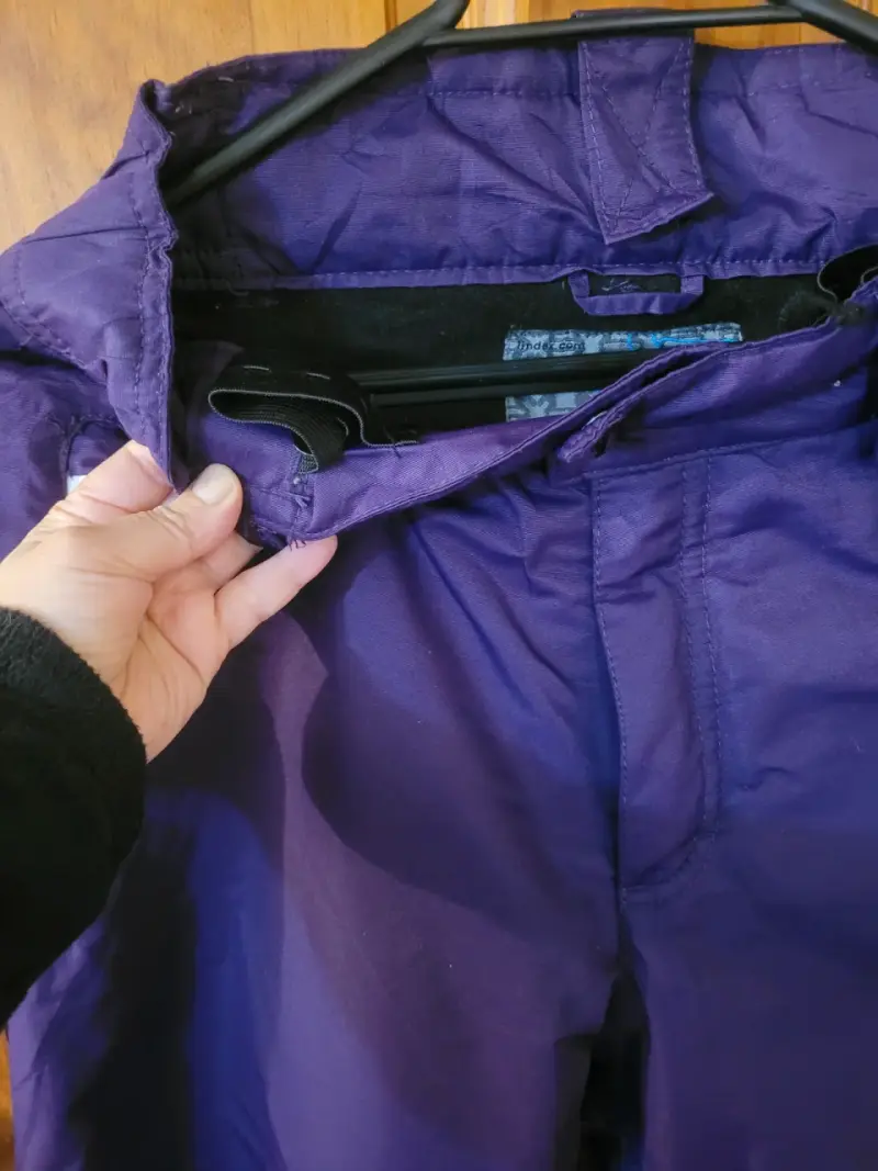 Pantalones térmicos morados impermeables M - 3