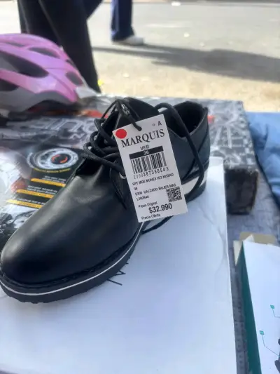 Zapatos negros de cuero Marquis talla 36 - miniatura 1