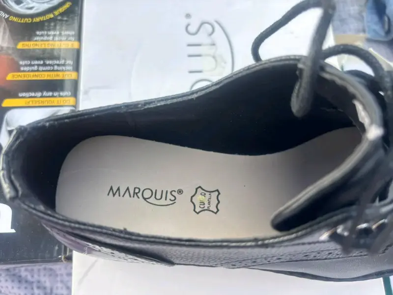 Zapatos negros de cuero Marquis talla 36 - 3