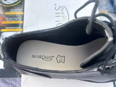 Zapatos negros de cuero Marquis talla 36 - miniatura 3