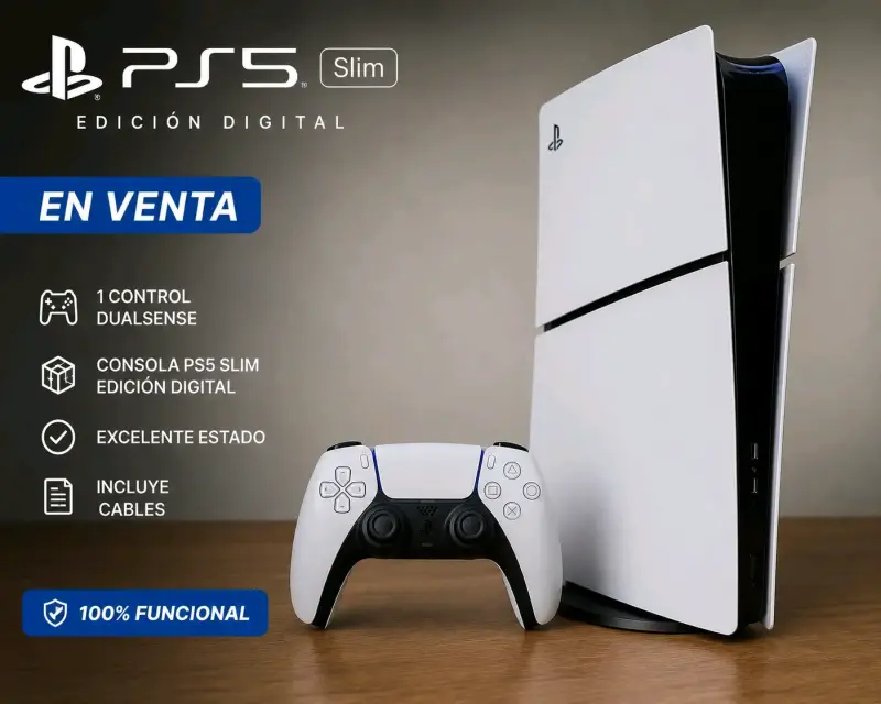Consola PS5 Slim Edición Digital con Control
