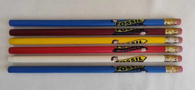 Set de lápices Fossil grafito vintage - 5
