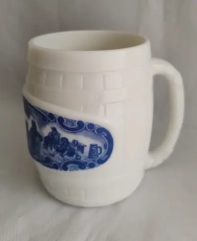 chopero o jarro Milk Glass  vintage - miniatura 2