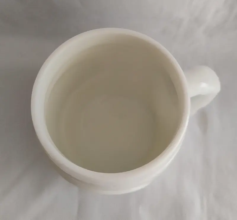 chopero o jarro Milk Glass vintage - 3