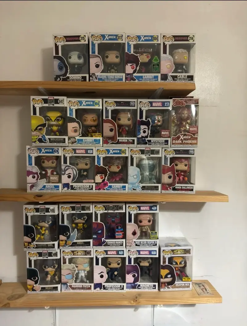 Colección de figuras Funko Pop Marvel y X-Men